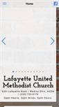 Mobile Screenshot of lafayetteumc.net